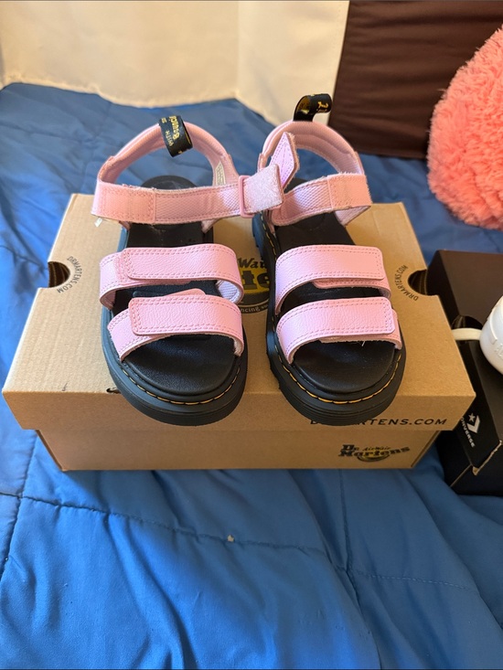 Dr. Martens Other - Dr. Martens Kids Pink Triple-Strap Sandals